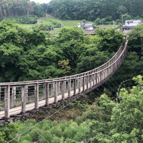 原尻の滝の橋